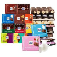 Vente en gros de chocolats allemands importés, chocolat au lait 100g