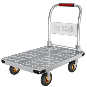 Chariots en métal argenté en gros d'usine, capacité de charge de 500 kg, livraison rapide et prix avantageux - Product Image 1