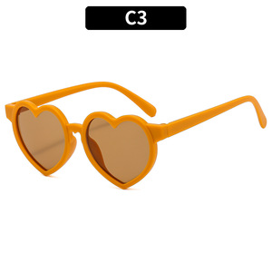 Shopify Agent d'approvisionnement 2024 Summer Kid Fashion UV400 Protection Cute Heart Lunettes de soleil pour filles garçons Lunettes de soleil d'extérieur - Product Image 2