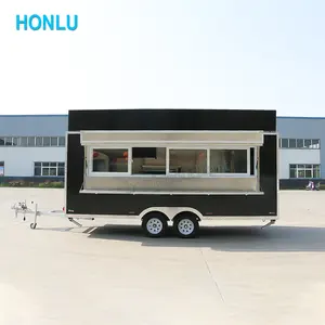 Мобильная Кухонная Тележка для мороженого, тележка для приготовления еды Imbisswagen, Халяль, гриль, грузовик для продажи