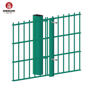 Panneaux de clôture en treillis soudé galvanisé double 868 2 barres, clôture en treillis double fil - Product Image 6