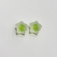 Perles d'espacement en acrylique en forme de cœur, givrées, remplies de bonbons, style Kawaii, pour la création de stylos perlés et la décoration de sacs mobiles