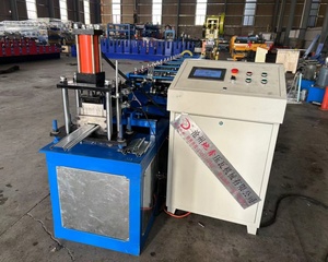 Tự động con lăn màn trập khung cửa làm cho máy móc với đục lỗ cuộn lên màn trập cửa slat cuộn tạo thành máy - Product Image 2