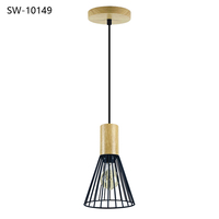 Lámpara Colgante de Techo de Madera de Diseño Interior Nórdico Moderno, Ideas de Lámparas Colgantes LED para Comedor, Lámpara Colgante para Isla de Cocina