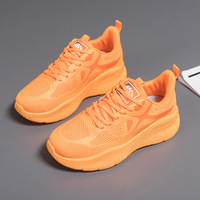 Baskets pour hommes à lacets en maille, polyvalentes, respirantes, pour couples, nouvelles chaussures de sport printemps/été, décontractées, blanches imprimées