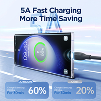 Joyroom Câble de chargeur coloré 100w Charge rapide Usb Type C Android Charge rapide Câble de données