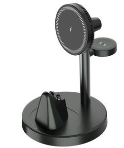 Support de charge rapide sans fil 3-en-1 pour lunettes intelligentes, compatible avec Ray-Ban Meta, iPhone et Apple Watch, pour chargeur <span class=keywords><strong>Rayban</strong></span> Meta - Product Image 1