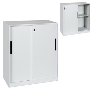 Armoire de classement en acier avec serrure pour bureau - Product Image 1