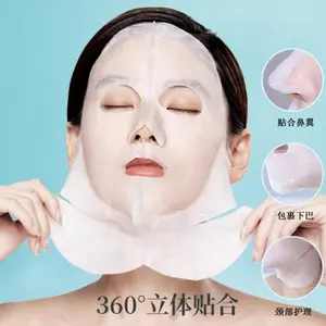 Fabrika fiyat Anti-aging 3D asılı kulaklar yüz ve boyun yüz maskesi cilt bakımı için