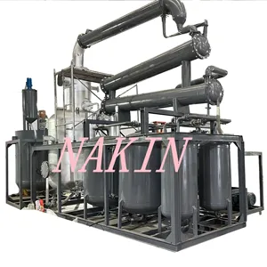 2024 Waste Oil Vacuum Used Black Engine Oil Distillation Plant/ Oil Recycle Machine