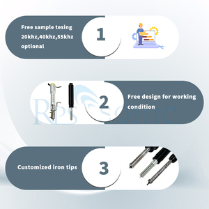 Machine d'étamage de dispositif de <span class=keywords><strong>fer</strong></span> à <span class=keywords><strong>souder</strong></span> ultrasonique à haute fréquence 55kHz pour composants et accessoires en céramique - Product Image 6