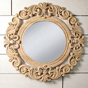 Export Quality Modern Handmade Wooden Wedding Mirror <b>Frame</b> for Spacious Rooms Decor Available at Bulk Quantity From India - Product Image 1