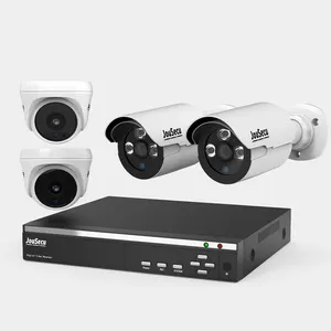 Registratore DVR di sorveglianza 5MP Lite H.265 + con rilevamento umano/veicolo AI, DVR CCTV 4-in-1 ibrido 8CH per telecamera di sicurezza,