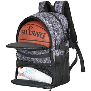 Muestra gratuita Mochila de baloncesto al por mayor de alta calidad con logotipo personalizado, mochilas grandes para jóvenes y viajes al aire libre - Product Image 5