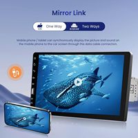 Head unit stereo mobil Android 13, radio mobil Android 9 inci, mendukung Bluetooth, GPS, WiFi, CarPlay nirkabel, dan Android Auto