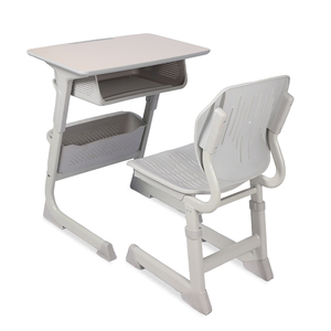 Ensemble Chaise et Bureau Compact pour Élève, Hauteur Réglable, Plateau en Bois, Idéal pour Écoles Primaires, Collèges et Enfants - Product Image 5