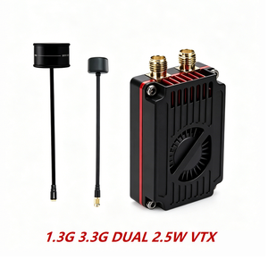 โมดูลส่งสัญญาณภาพและเสียง VTX กำลังสูง 2.5W 1.3G/3.3G ความถี่คู่ เสาอากาศ SMA สำหรับโดรน FPV ระยะไกล - Product Image 1