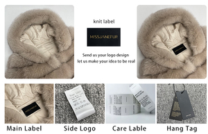 Janefur all'ingrosso Y2K <span class=keywords><strong>cappotto</strong></span> di pelliccia di colore <span class=keywords><strong>giallo</strong></span> morbido e spesso invernale soffice da <span class=keywords><strong>donna</strong></span> in pelliccia di pelliccia di vera volpe <span class=keywords><strong>cappotto</strong></span> con cerniera - Product Image 5