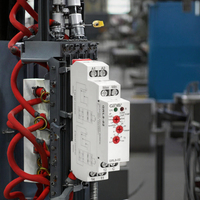 Relais temporisé modulaire à double temporisation 16A 240V JTR7-2T DPDT, faible puissance, AC/DC, bornes à vis, interrupteur électronique miniature scellé