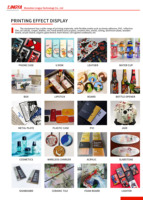 Petite entreprise A3 + UV imprimante à écran plat produits de soins de la peau bouteille de parfum calendrier logo publicité Machine d'impression