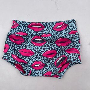 QL2021 Ropa Infantil Barata al por Mayor, Pantalones Cortos para Bebés con Estampado de Puntos Verdes, Cubrepañales para Niñas Pequeñas con Lazo, Pantalones Cortos para Niños - Product Image 3