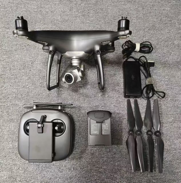 Original Professional Used Black Color Drone Phantom 4 Advanced 3 Batteriess  Advance Quadcopter  Drone