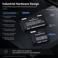 Batterie lithium haute tension intelligente 160S BMS EC-HV-MC1+EC-HV-SC9+écran LCD 4,3 pouces avec CAN RS485 pour stockage industriel