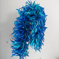 Boas en plumes de coq colorées Samba de 350 g, 2 m, 3 m, 3,5 m pour le carnaval, les festivals, les fêtes, les spectacles de danse et la décoration