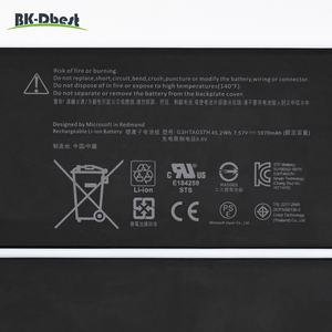 可充电 45.2Wh 5970mAh G3HTA037H 电池适用于 Microsoft Surface Laptop 2 1782 电池 - Product Image 3