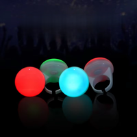Anneau lumineux à LED en plastique Cadeau promotionnel pour concerts Anime Corée du Sud Japon Flash Finger Light Trade Show Giveaways
