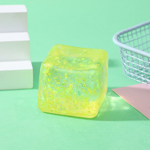 Cubos de Hielo Brillantes de Lenta Recuperación, Juguetes Blandos Antiestrés de Alta Densidad, Bolas de Hielo para Aliviar el Estrés, Cubos Blandos para Fidget Toys - Product Image 5