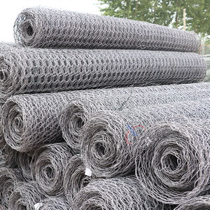 חוט חזיר דקורטיבי מגולוון רשת רשת רשת משושה עבור gabions והגנה מדרון - Product Image 4