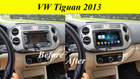 Autoradio Android 2 Din 8 pouces pour miroir universel V W Smartphones lien Anti GPS mains libres