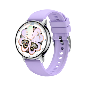 Montre connectée S73 1,19 pouces, écran AMOLED ultra clair, cadeau violet, noir, argent, or, pour femme, dropshipping, OEM, ODM, usine - Product Image 1