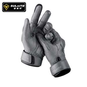 Gants de moto Sulaite noirs imperméables unisexes pour adultes, équipement de course hivernal - Product Image 4