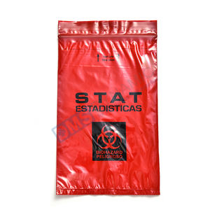 ถุงซิปกันรั่ว6 "x 10" สำหรับเก็บตัวอย่างเลือดปัสสาวะตัวอย่างโรงพยาบาลห้องปฏิบัติการ - Product Image 2