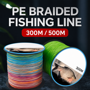 Ligne de pêche tressée en polyéthylène 4/8 brins 300M/500M résistante à l'abrasion pour la pêche en mer au leurre - Product Image 2