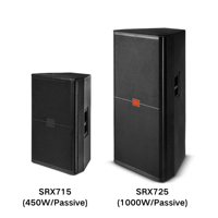 Haut-Parleurs DJ Professionnels 1000W Double 15 Pouces Gamme Complète avec Woofers Passifs, Enceinte Électronique pour Prestations Scéniques Audio