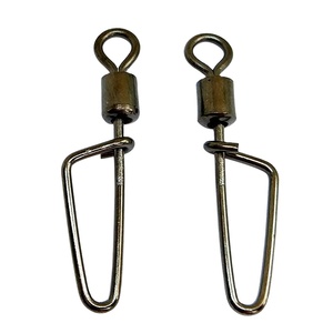 Échantillons gratuits 500 pièces/sac émerillons de pêche Swing Coastlock Snap Fishhooks Bass Fishing Tackle Connector Pesca <span class=keywords><strong>Emerillon</strong></span> <span class=keywords><strong>Peche</strong></span> - Product Image 1