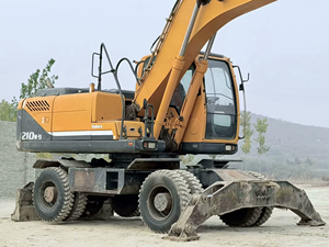 รถขุดล้อยางมือสอง Hyundai 210W R210w-9 robex 210W DH210W 21ton รถมือสอง - Product Image 4