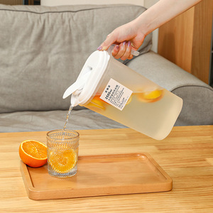 Cold Water Pitcher 1800Ml 2500Ml Food Grade Plastic Rectangle Shape For Fruit Tea Summer Use - Product Image 4