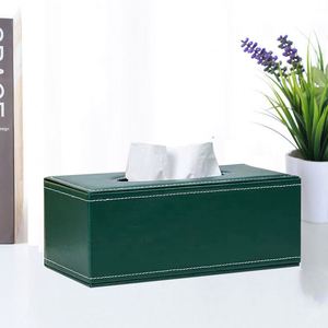 Porta Servilletas Rectangular de Cuero de Oveja Suave, Clásico, Elegante y Moderno - Product Image 6