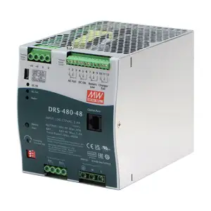 Meanwell DRS-480-36 36v din导轨交流至dc smps电源
