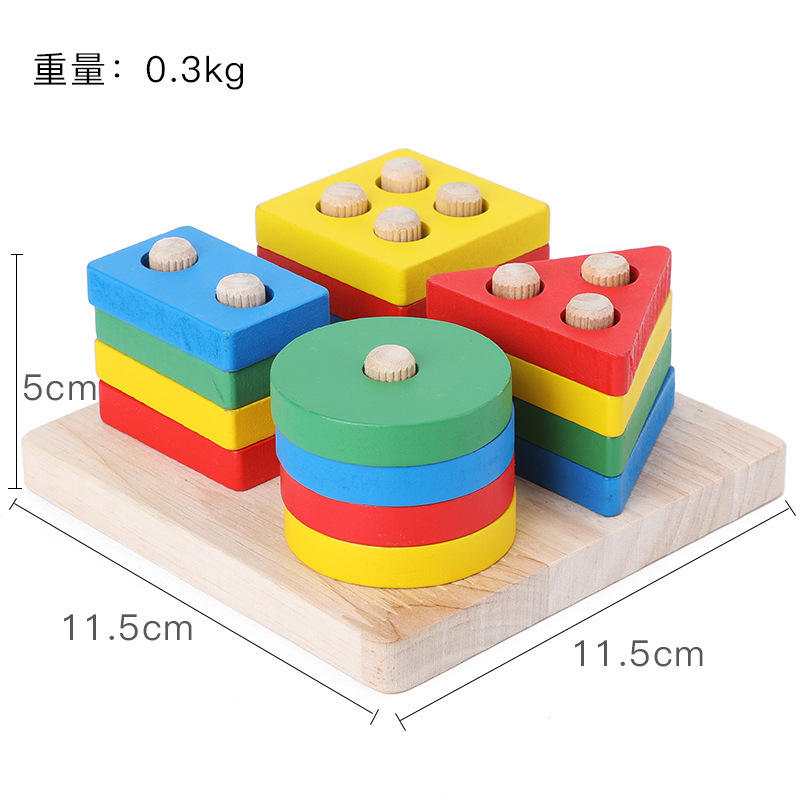 Standard color square four-column