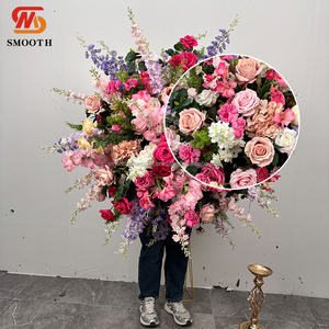 Bola de Flores de Rosa Rosa Artificial de Alta Calidad, Personalizable, Centro de Mesa Floral para Decoración de Bodas - Product Image 5
