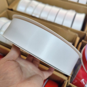 <span class=keywords><strong>Ruban</strong></span> en stock d'usine, 196 couleurs unies, 100 yards par rouleau, <span class=keywords><strong>ruban</strong></span> <span class=keywords><strong>satin</strong></span>é <span class=keywords><strong>blanc</strong></span> lisse simple ou double face, 4 cm (1,5 pouce) - Product Image 2