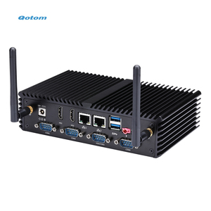 Boîtier d'ordinateur en aluminium Q301X/Q330X/Q350X/Q370X/Q335X/Q355X Q300X, double port d'affichage optionnel, mini PC I3 I5 I7 sans ventilateur, PCI, économique - Product Image 3