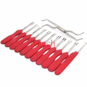 Khóa Tự Động Tiên Tiến Kéo Công Cụ Cắt 13 + 1 Cửa Xe Khóa Công Cụ Mở 13 + 1 Khóa Chọn Set - Product Image 2