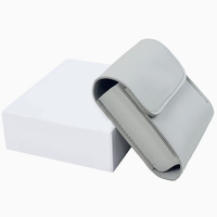 Sac de rangement en cuir pliable portable pour ANBERNIC RG35XXSP/34XXSP, étui de transport et de protection pour voyage
