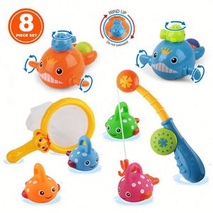 Nouvel ensemble de 5 jouets de bain pour bébé 2024, pour la douche, la piscine intérieure et la baignoire, vente en gros - Product Image 5